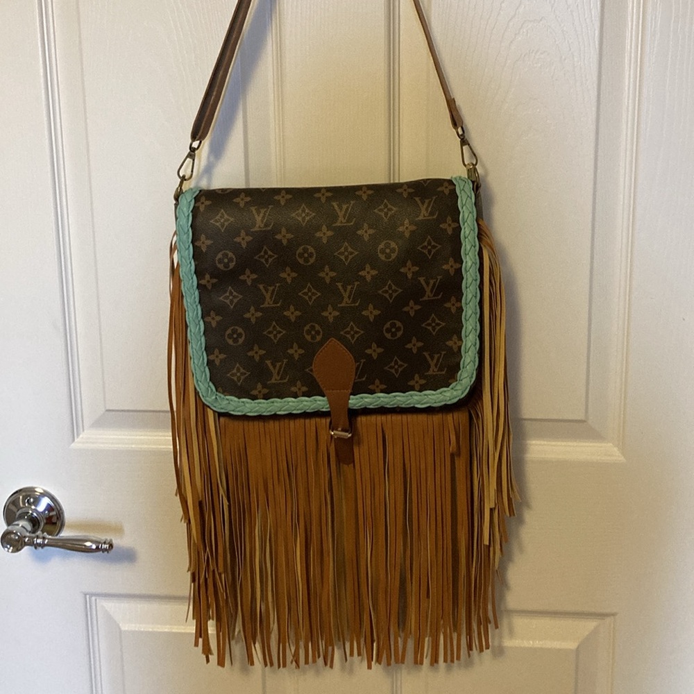 Upcycled Fringe Purse